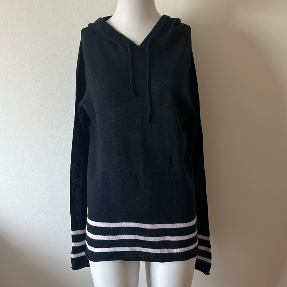 Banana Republic Navy White Sweatshirt Size M